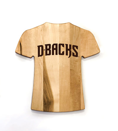 Arizona Diamondbacks Team Jersey Cutting Board | Customize With Your Name & Number | Add a Personalized Note