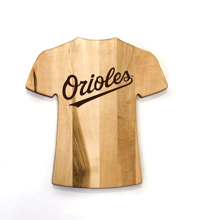 Baltimore Orioles Team Jersey Cutting Board | Customize With Your Name & Number | Add a Personalized Note