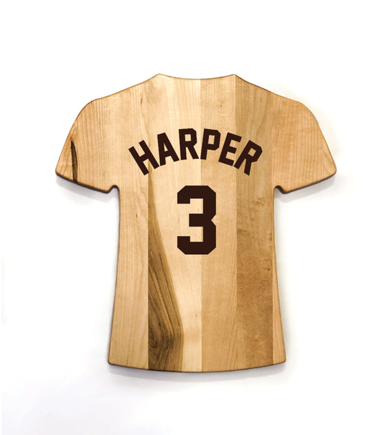 Bryce Harper Signature Home Plate Cutting Board – Baseball BBQ