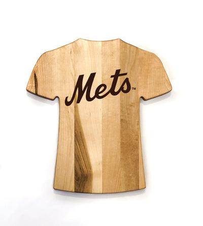 New York Mets Team Jersey Cutting Board | Customize With Your Name & Number | Add a Personalized Note