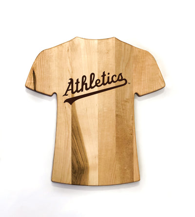 Oakland Athletics Team Jersey Cutting Board | Customize With Your Name & Number | Add a Personalized Note