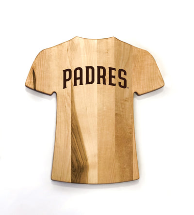 San Diego Padres Team Jersey Cutting Board | Customize With Your Name & Number | Add a Personalized Note