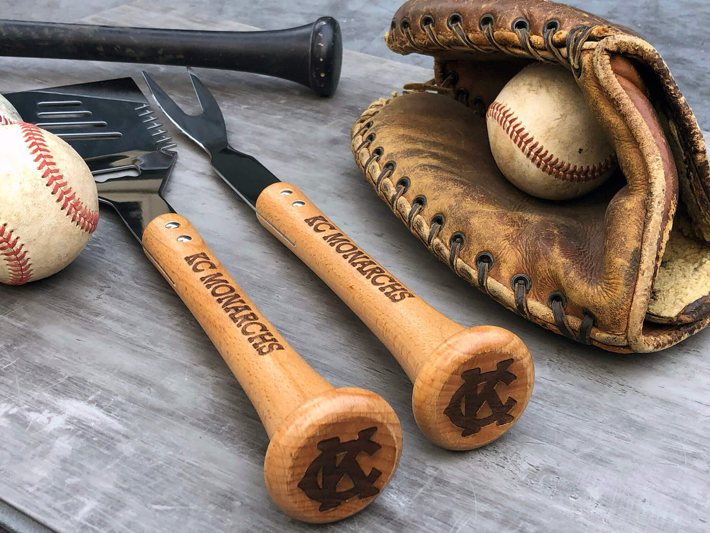 Limited Edition BBQ Tools for 100th Anniversary Negro Leagues Baseball Museum Art Benefit