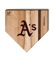 Athletics Home Plate Cutting Boards | Multiple Sizes | Multiple Designs