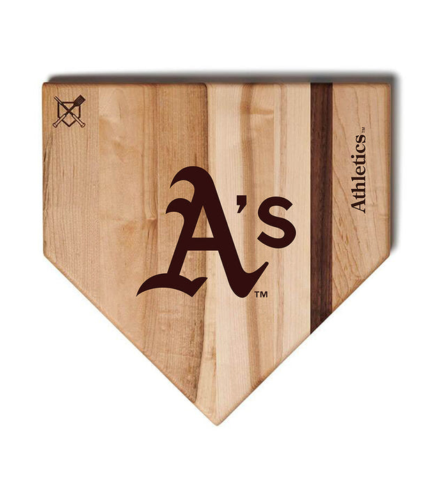 Athletics Home Plate Cutting Boards | Multiple Sizes | Multiple Designs
