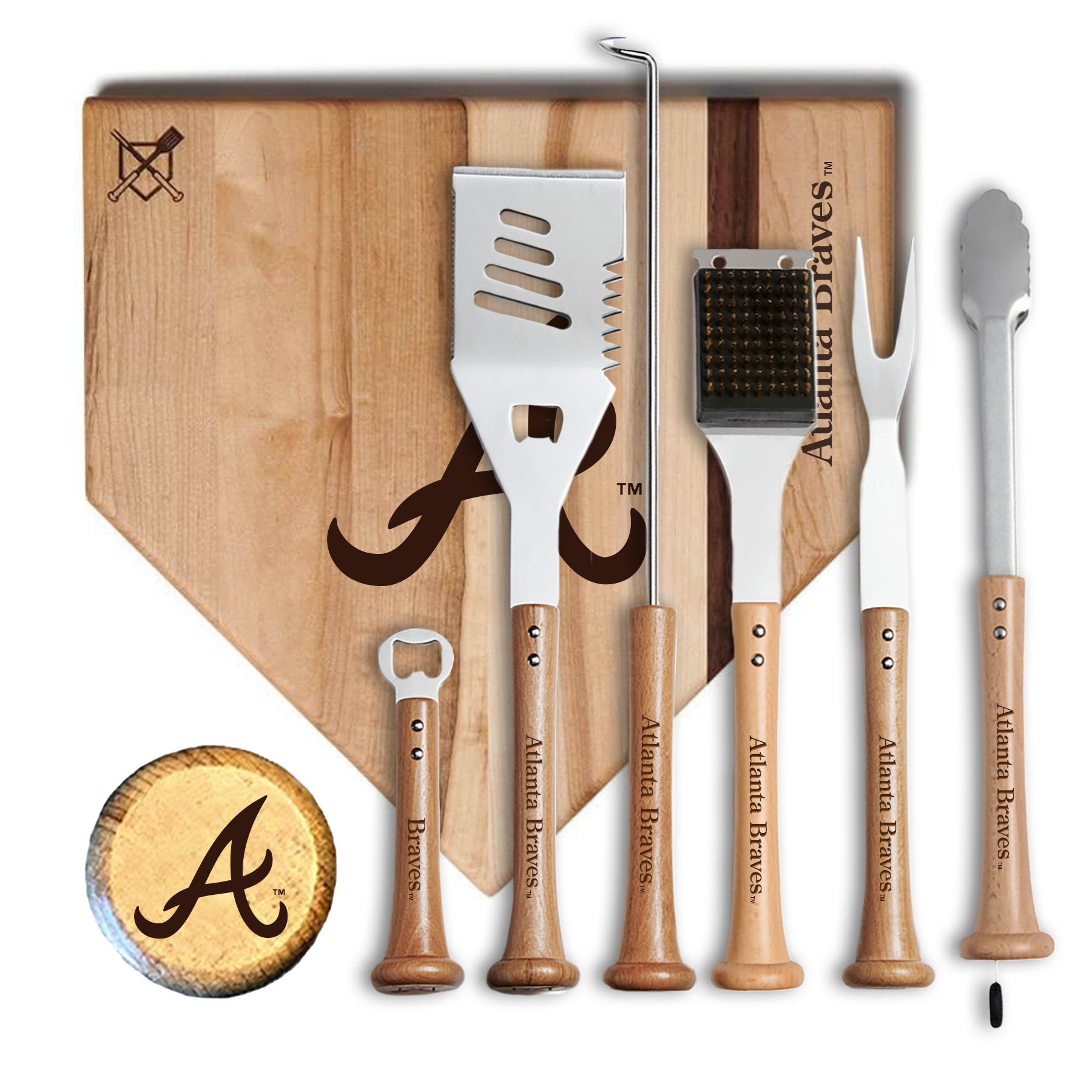 Atlanta Braves MVP Grill Set – Baseball BBQ