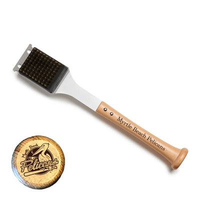 Myrtle Beach Pelicans "BRUSHBACK" Scraper