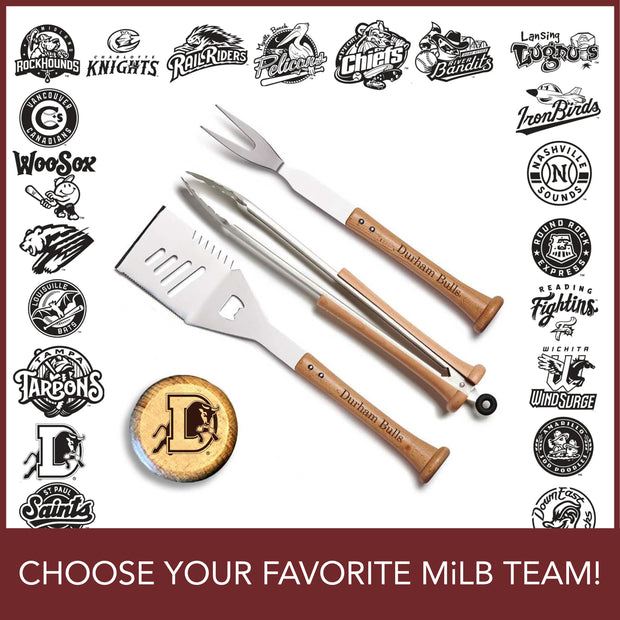 MiLB Team Tools & Cutting Boards – Baseball BBQ