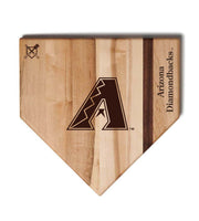 Arizona Diamondbacks Home Plate Cutting Boards | Multiple Sizes | Multiple Designs
