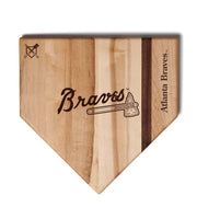 Atlanta Braves Home Plate Cutting Boards | Multiple Sizes | Multiple Designs