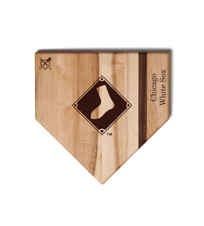 Chicago White Sox Home Plate Cutting Boards | Multiple Sizes | Multiple Designs