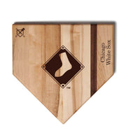 Chicago White Sox Home Plate Cutting Boards | Multiple Sizes | Multiple Designs