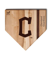 Cleveland Guardians Home Plate Cutting Boards | Multiple Sizes | Multiple Designs