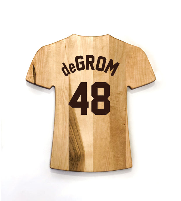 Jacob deGrom Signature Home Plate Cutting Board – Baseball BBQ
