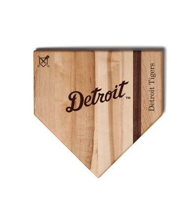Detroit Tigers Home Plate Cutting Boards | Multiple Sizes | Multiple Designs