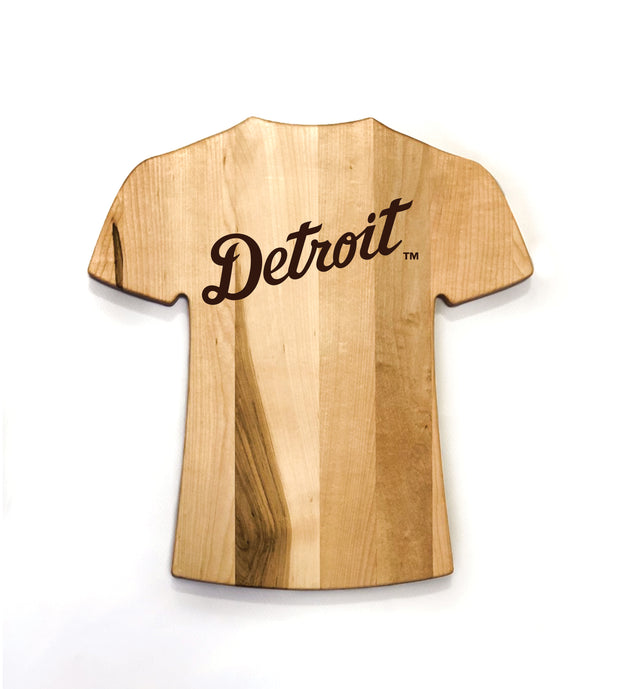 Detroit Tigers Team Jersey Cutting Board
