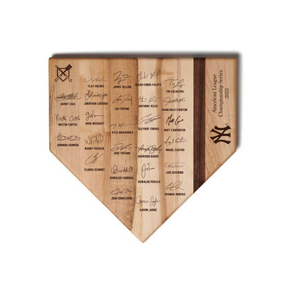 New York Yankees 2022 AL East Champions | Commemorative Home Plate Cutting Board