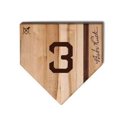 Baseball BBQ & the Bambino | Home Plate Cutting Board