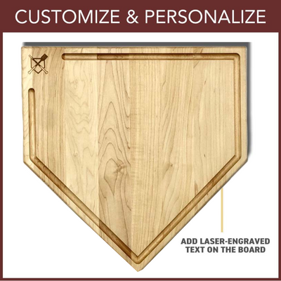 Mike Trout Signature Home Plate Cutting Board – Baseball BBQ