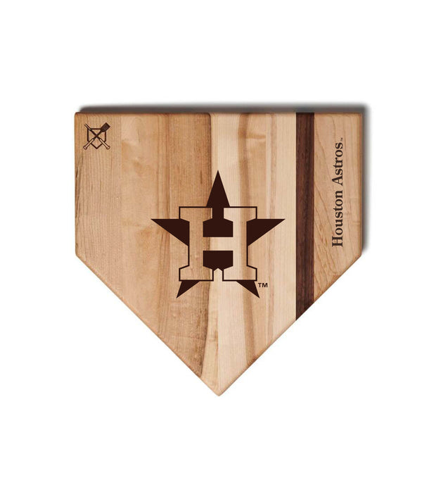 Baseball BBQ Houston Astros 17'' x Home Plate Cutting Board