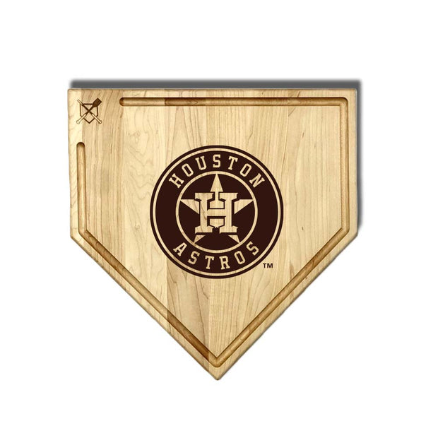 Houston Astros Home Plate Cutting Boards | Multiple Sizes | Multiple Designs