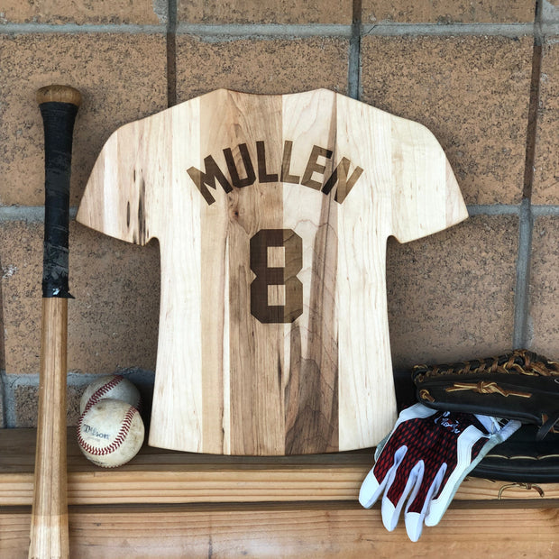 Gigantes de San Francisco Team Jersey Cutting Board | Customize With Your Name & Number | Add a Personalized Note (en Español)