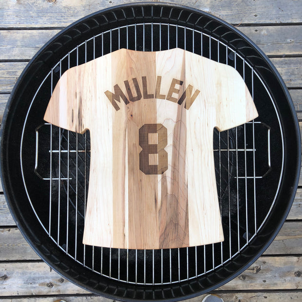 Houston Astros Team Jersey Cutting Board | Choose Your Favorite MLB Player | Customize With Your Name & Number | Add a Personalized Note