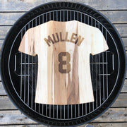Vigilates de Texas Team Jersey Cutting Board | Choose Your Favorite MLB Player | Customize With Your Name & Number | Add a Personalized Note (en Español)