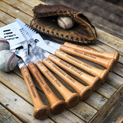 TURN TWO 2pc. BBQ Grill Tool Set - Baseball Bat Handles