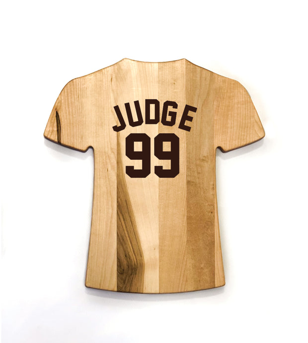 Aaron Judge Signature Home Plate Cutting Board – Baseball BBQ