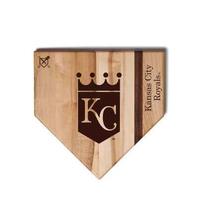 Kansas City Royals Home Plate Cutting Boards | Multiple Sizes | Multiple Designs