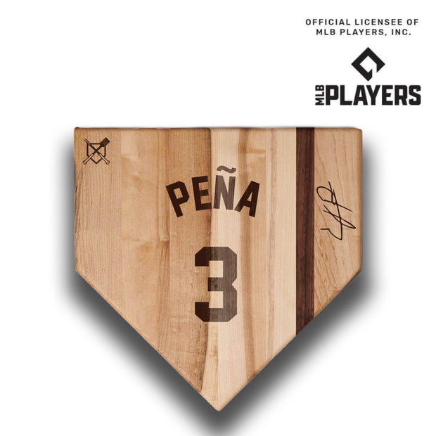 Yadier Molina Signature Home Plate Cutting Board – Baseball BBQ