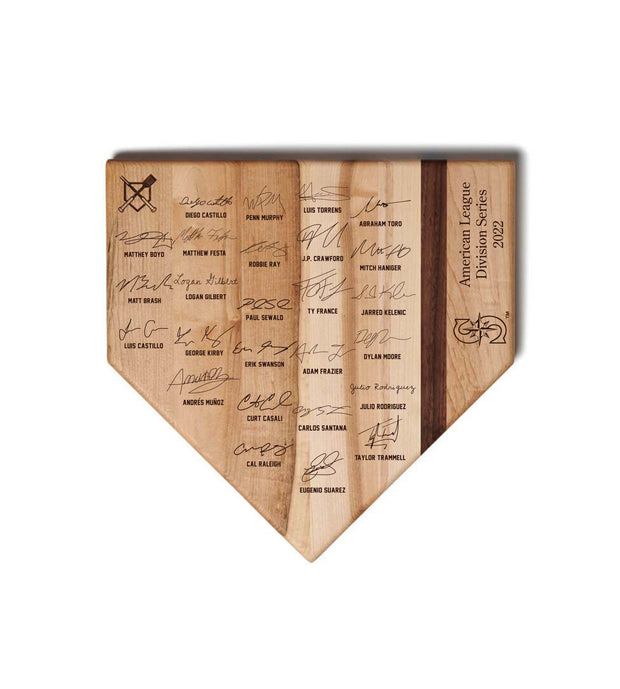 Seattle Mariners 2022 ALDS | Commemorative Home Plate Cutting Board