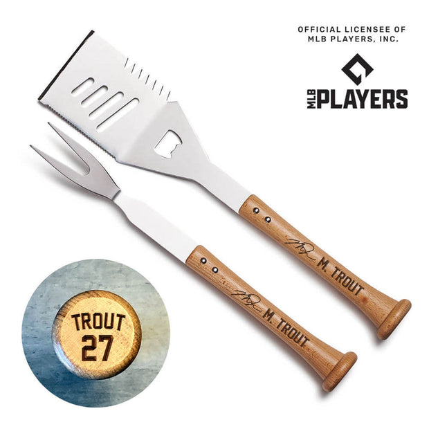 Mike Trout Signature Turn Two Grill Set