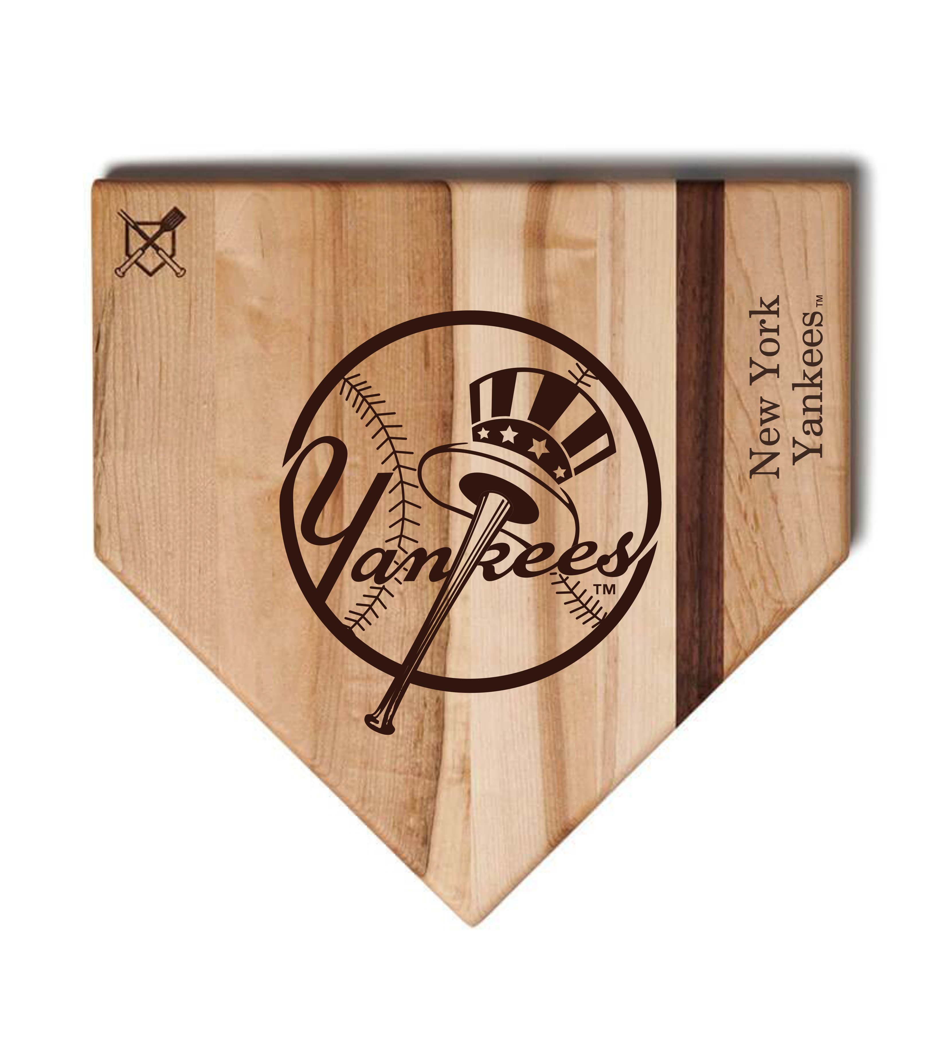 New York Yankees Home Plate Cutting Boards - Thumbnail 3