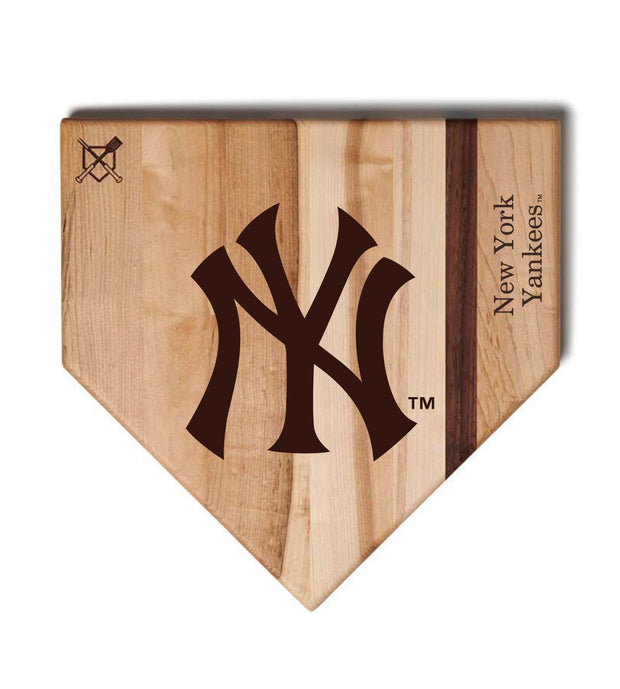 New York Yankees Home Plate Cutting Boards | Multiple Sizes | Multiple Designs