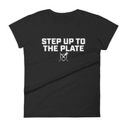 Step Up To The Plate Women's Fitted T-shirt