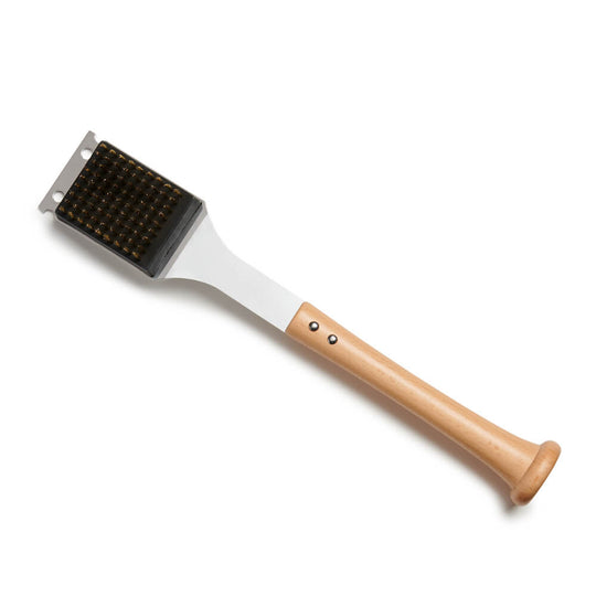 Brushback Brush with hardwood bat handle